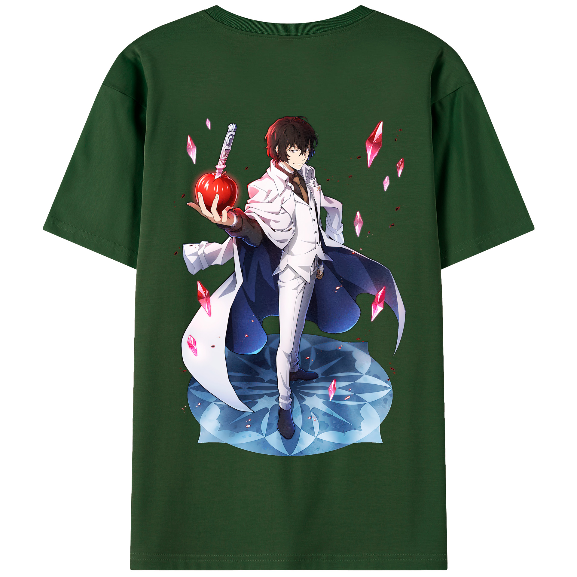 （画像用） 文豪ストレイドッグス Bungo Stray Dogs 綿100％半袖Tシャツ（背面プリント）
